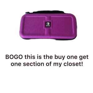 BOGO.   Nintendo switch case with 6 amiibo cards
All in like new .